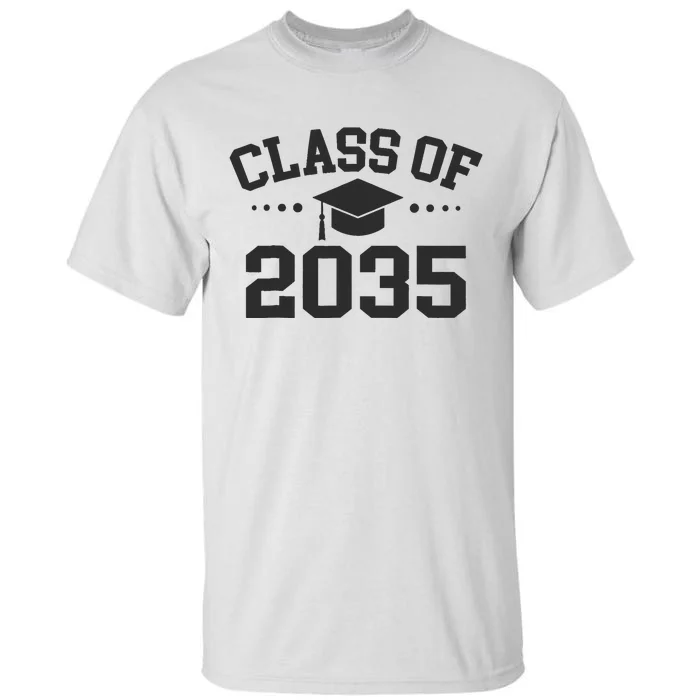 Class Of 2035 Grow With Me Space For Handprints On The Back Tall T ...
