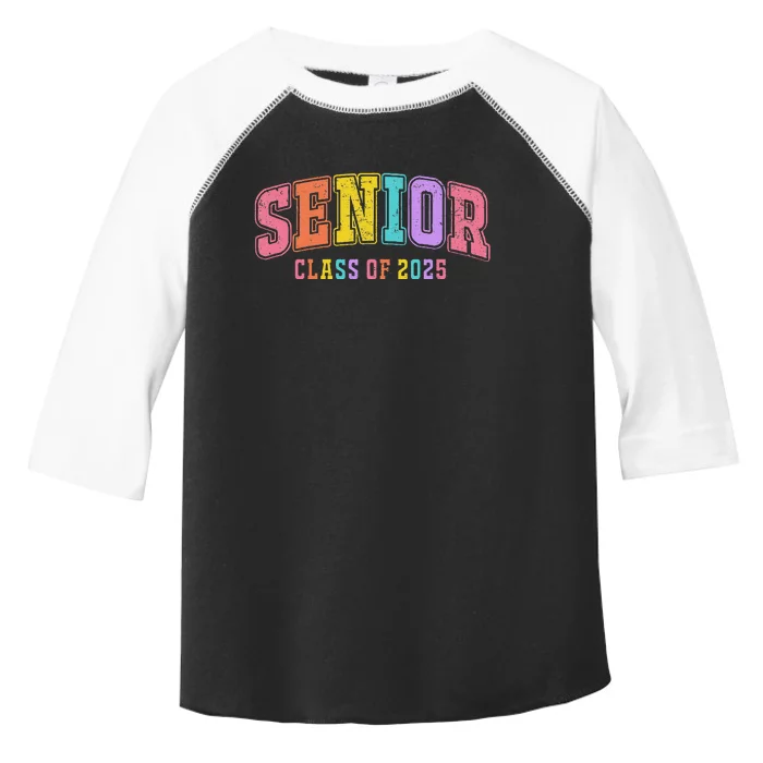 Class Of 2025 Senior 2025 Graduation 2025 Back To School Toddler Fine Jersey T-Shirt