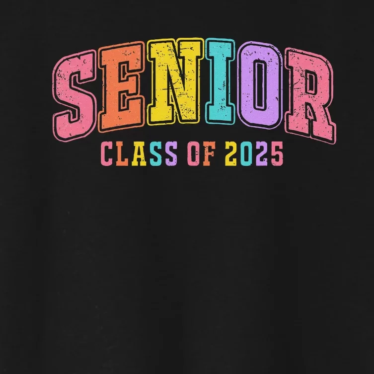 Class Of 2025 Senior 2025 Graduation 2025 Back To School Women's Crop Top Tee