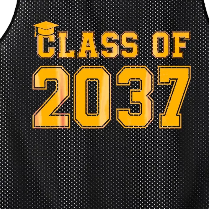 Class Of 2037 Pre K Grow With Me Graduation Back To School Gifts Tees Mesh Reversible Basketball Jersey Tank