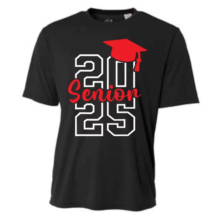 Class Of 2025 Senior 2025 Graduation 2025 Back To School Cooling Performance Crew T-Shirt