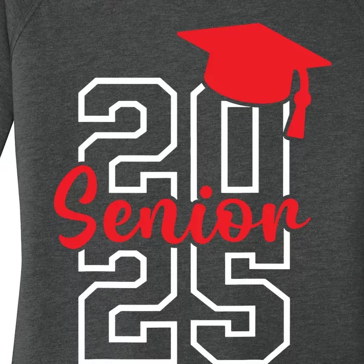 Class Of 2025 Senior 2025 Graduation 2025 Back To School Women's Perfect Tri Tunic Long Sleeve Shirt