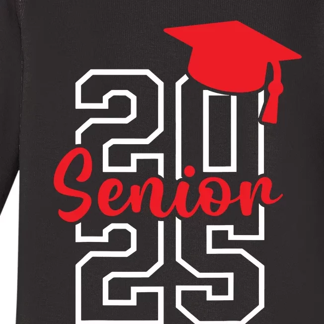 Class Of 2025 Senior 2025 Graduation 2025 Back To School Baby Long Sleeve Bodysuit