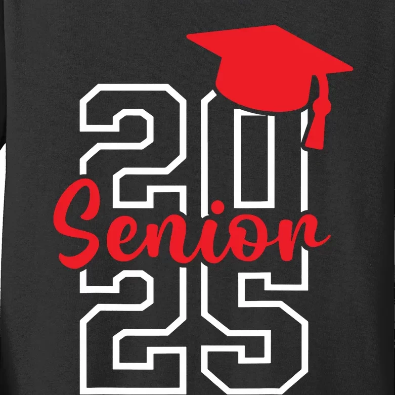 Class Of 2025 Senior 2025 Graduation 2025 Back To School Kids Long Sleeve Shirt