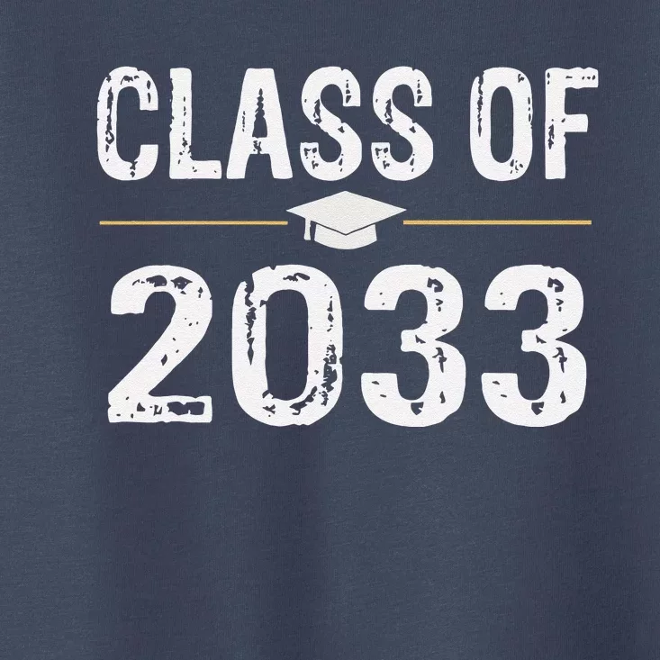 Class Of 2033 Grow With Me School Graduation Toddler T-Shirt