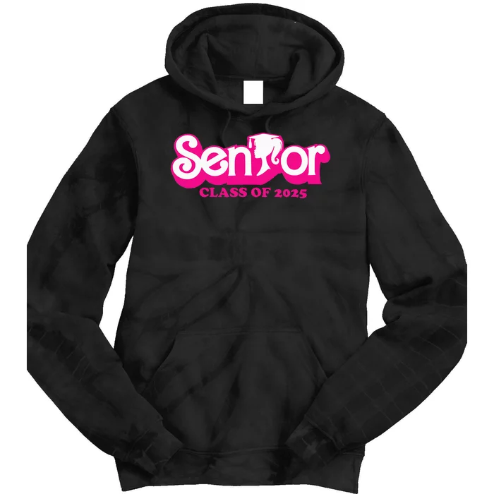 Class Of 2025 Senior Design Funny Seniors 2025 Tie Dye Hoodie