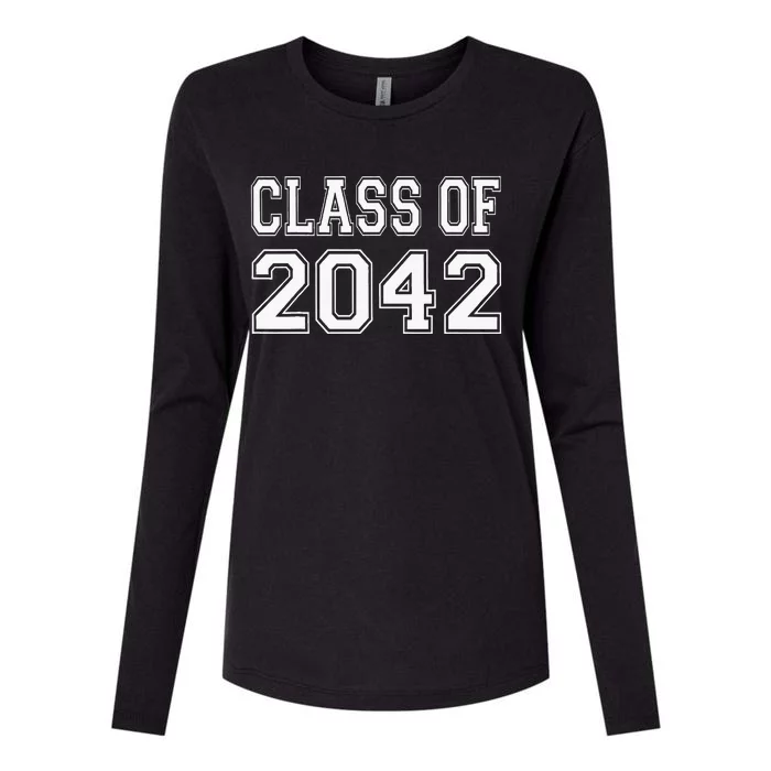 Class Of 2042 Womens Cotton Relaxed Long Sleeve T-Shirt