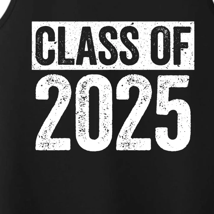 Class Of 2025 Senior 2025 Graduation Performance Tank