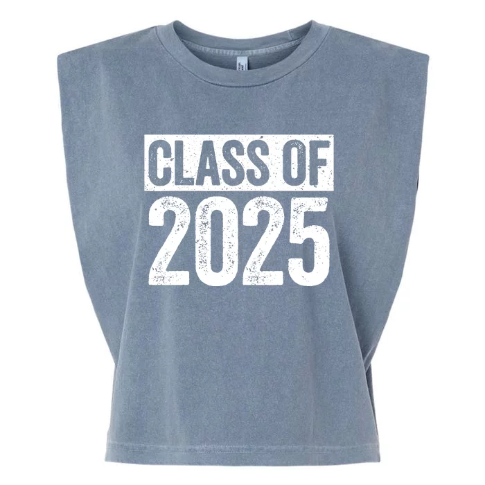 Class Of 2025 Senior 2025 Graduation Garment-Dyed Women's Muscle Tee