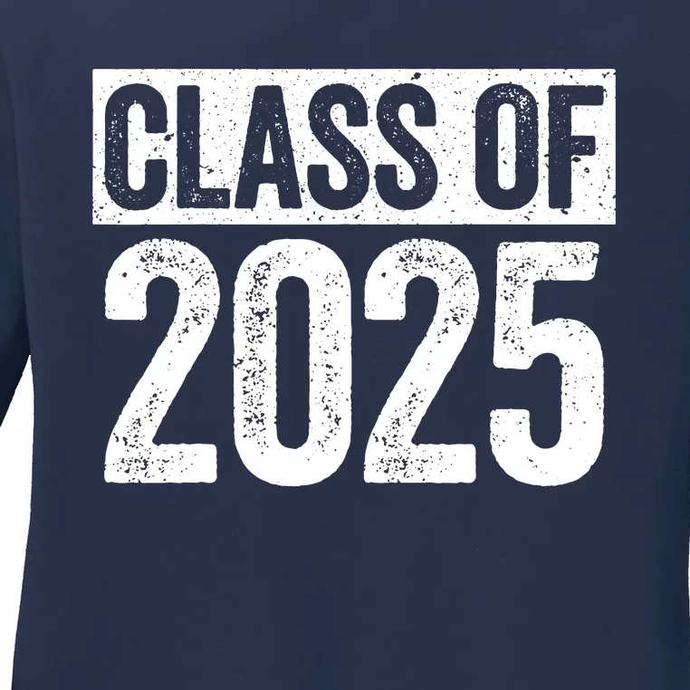 Class Of 2025 Senior 2025 Graduation Ladies Long Sleeve Shirt