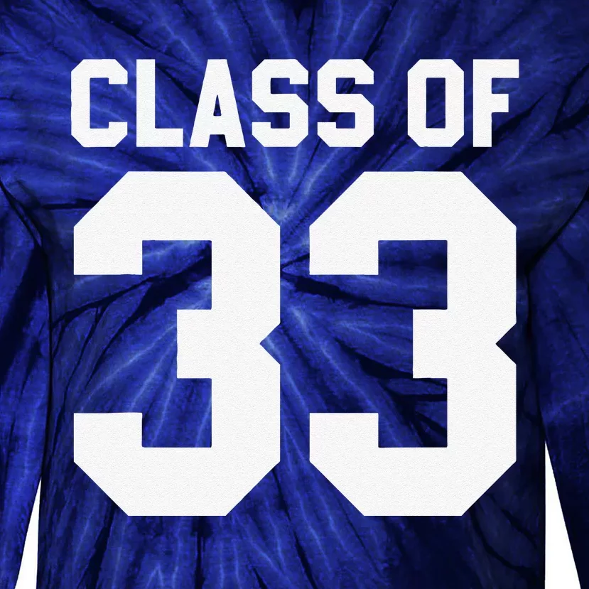 Class Of 2033 Kindergarten First Day Of School Tie-Dye Long Sleeve Shirt