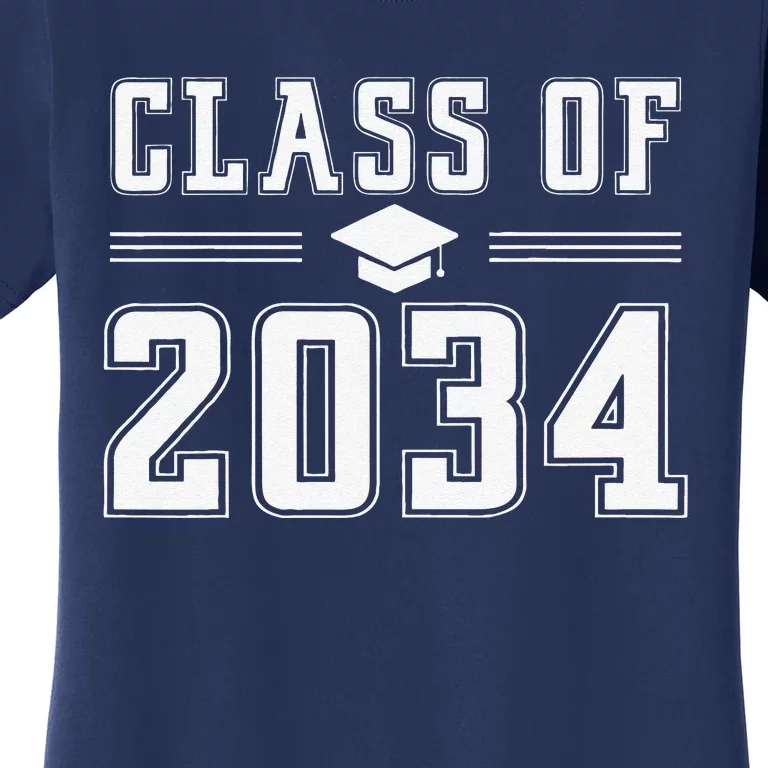 Class Of 2034 Grow With Me First Day Of School Women's T-Shirt