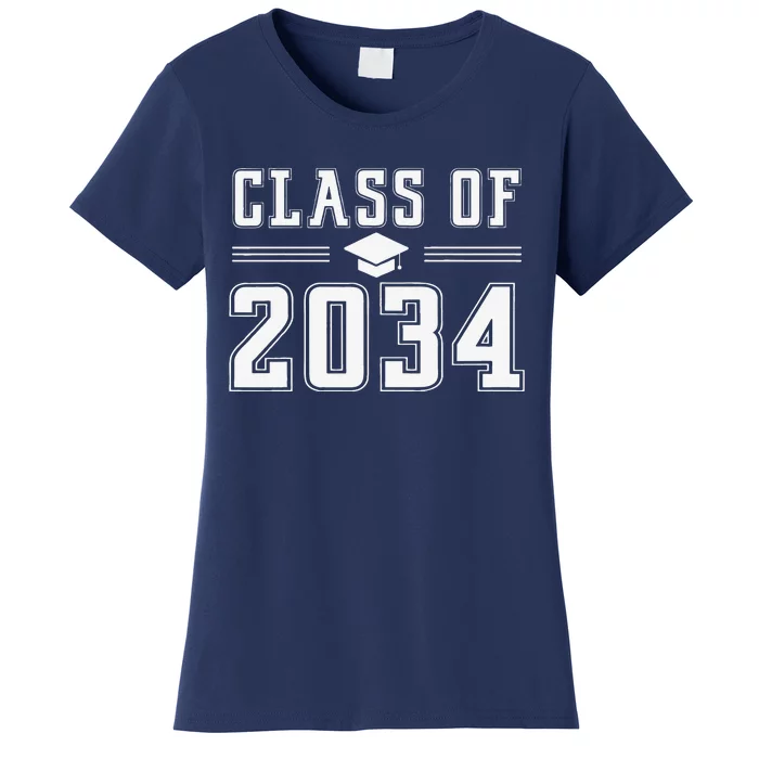 Class Of 2034 Grow With Me First Day Of School Women's T-Shirt