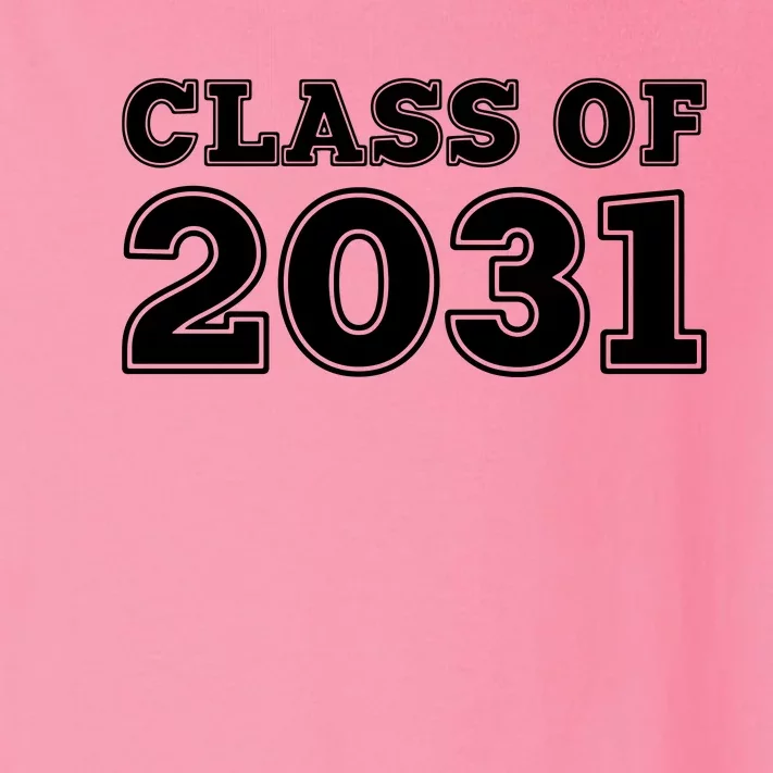 Class Of 2031 Toddler Long Sleeve Shirt