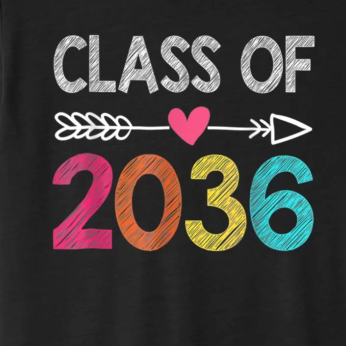 Class Of 2036 Pre-K Graduate Preschool Graduation ChromaSoft Performance T-Shirt