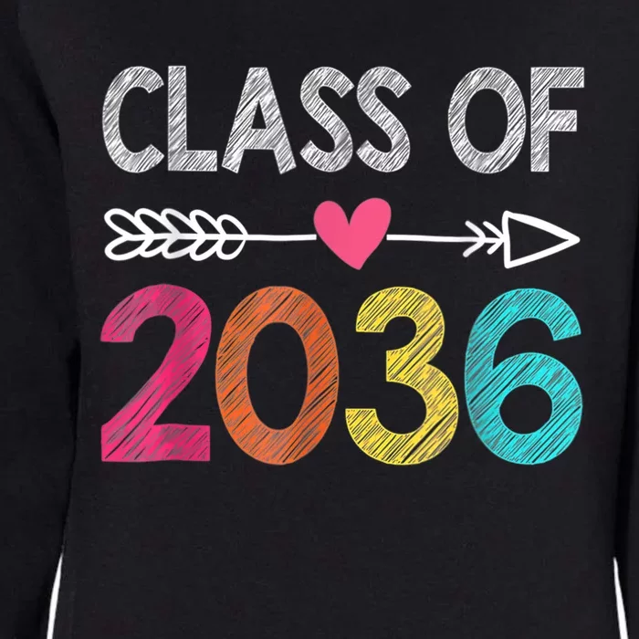 Class Of 2036 Pre-K Graduate Preschool Graduation Womens California Wash Sweatshirt