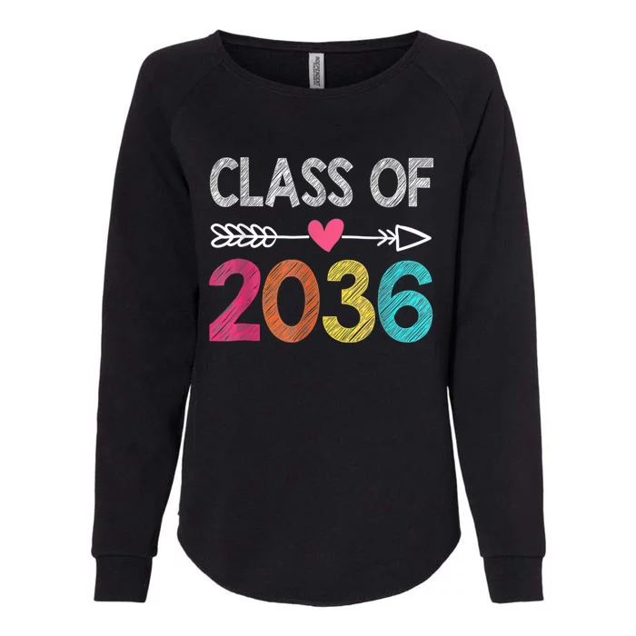 Class Of 2036 Pre-K Graduate Preschool Graduation Womens California Wash Sweatshirt