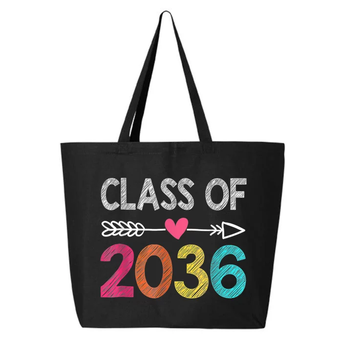 Class Of 2036 Pre-K Graduate Preschool Graduation 25L Jumbo Tote