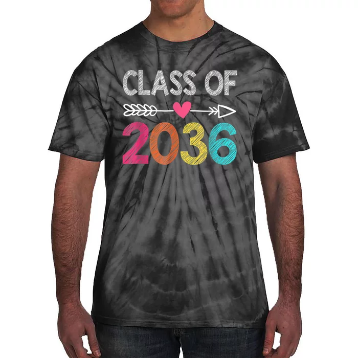 Class Of 2036 Pre-K Graduate Preschool Graduation Tie-Dye T-Shirt