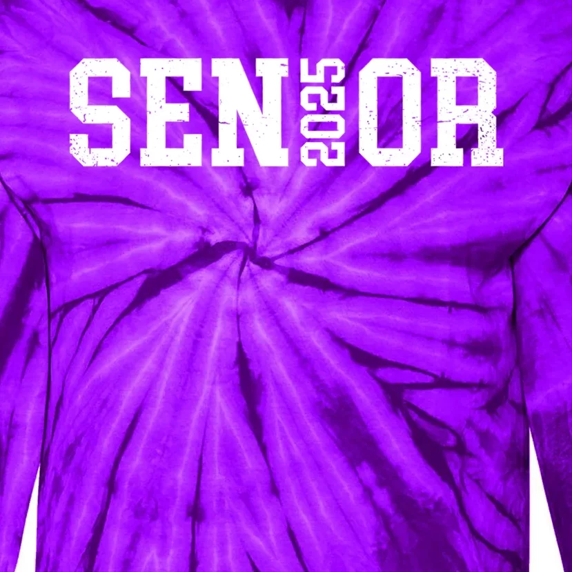 Class Of 2025 Senior 2025 Graduation 2025 Back To School Tie-Dye Long Sleeve Shirt