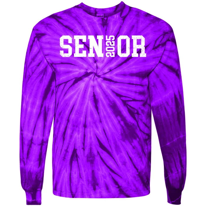 Class Of 2025 Senior 2025 Graduation 2025 Back To School Tie-Dye Long Sleeve Shirt