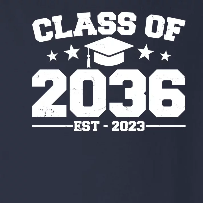 Class Of 2036 Grow With Me Kindergarten Graduation Toddler Long Sleeve Shirt