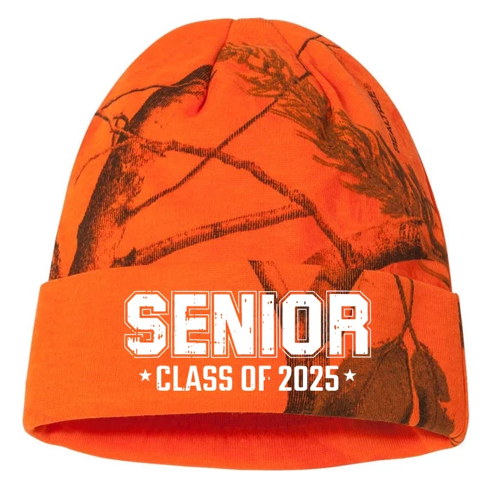 Class Of 2025 Senior Graduation High School College Graduate Kati - 12in Camo Beanie