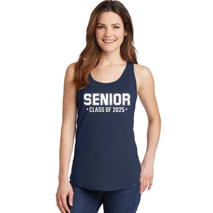 Class Of 2025 Senior Graduation High School College Graduate Ladies Essential Tank