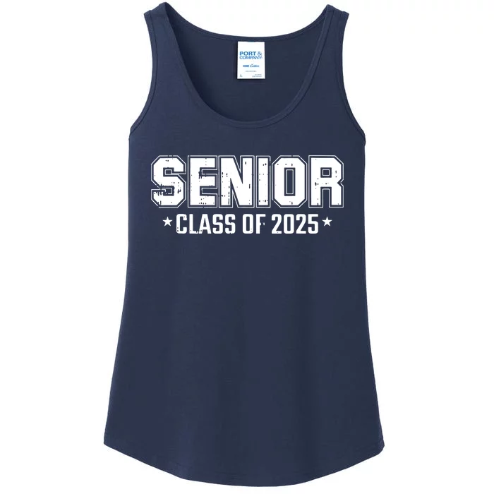 Class Of 2025 Senior Graduation High School College Graduate Ladies Essential Tank