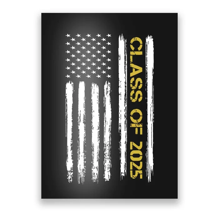 Class Of 2025 Senior Patriotic American Flag Graduation Gift Poster