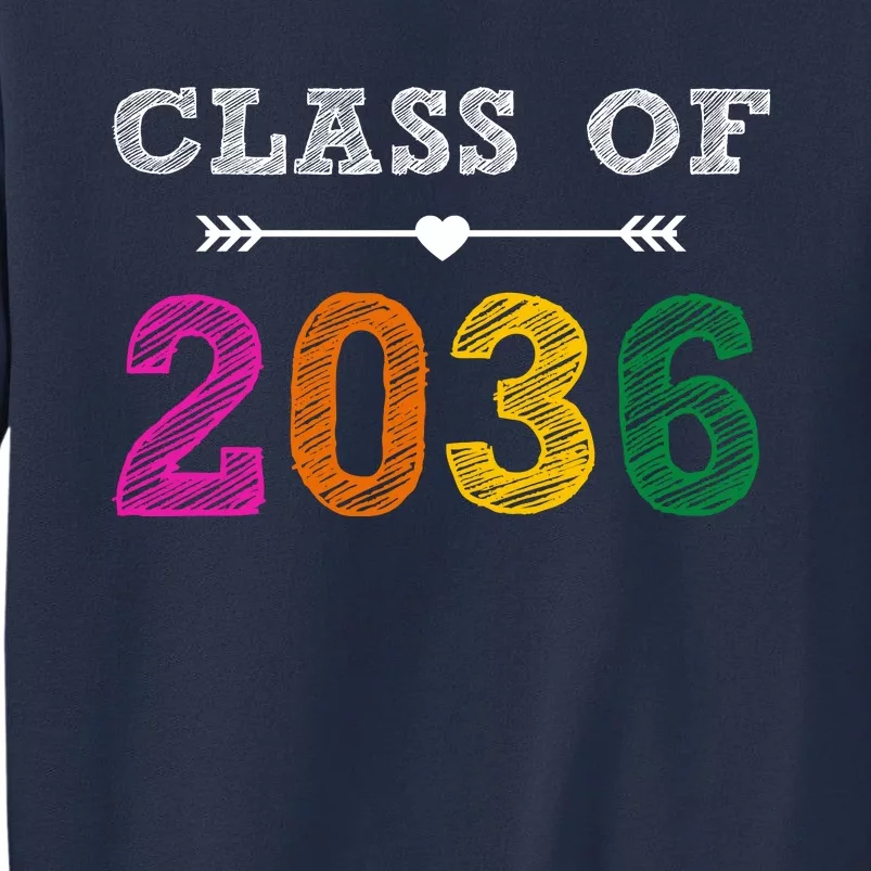 Class Of 2036 Colorful Graduation Gift Sweatshirt