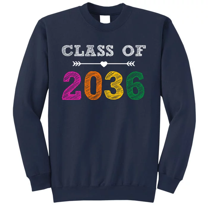 Class Of 2036 Colorful Graduation Gift Sweatshirt