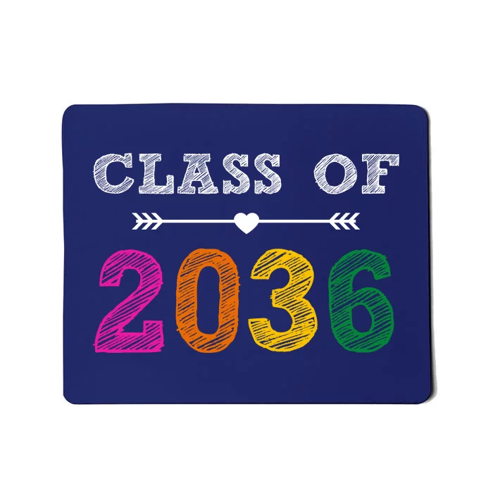 Class Of 2036 Colorful Graduation Gift Mousepad