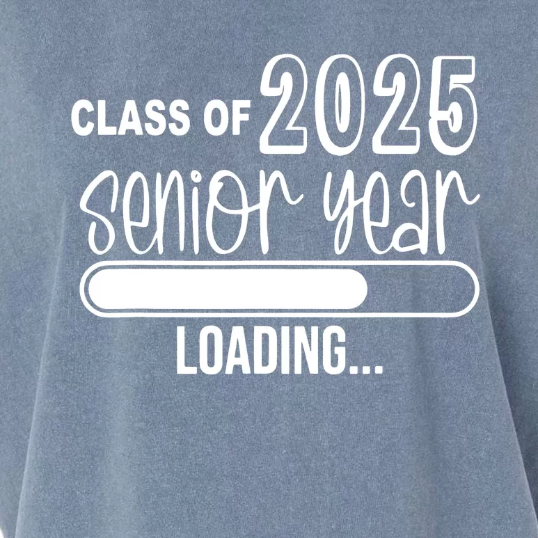 Class Of 2025 Senior Year Loading Senior 2025 Garment-Dyed Women's Muscle Tee