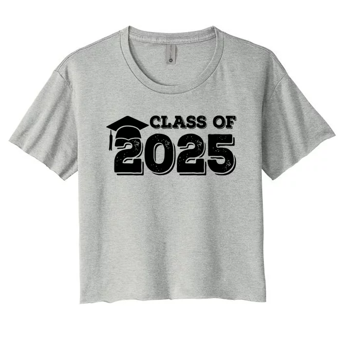 Class Of 2025 Senior Graduation 2025 Women's Crop Top Tee