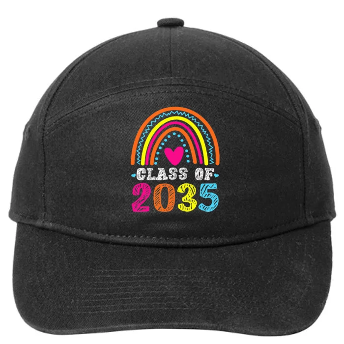 CLASS OF 2035 Kindergarten Grow With Me Student School 7-Panel Snapback Hat