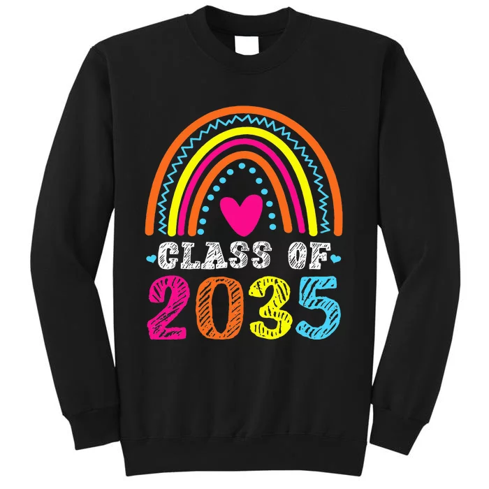 CLASS OF 2035 Kindergarten Grow With Me Student School Tall Sweatshirt