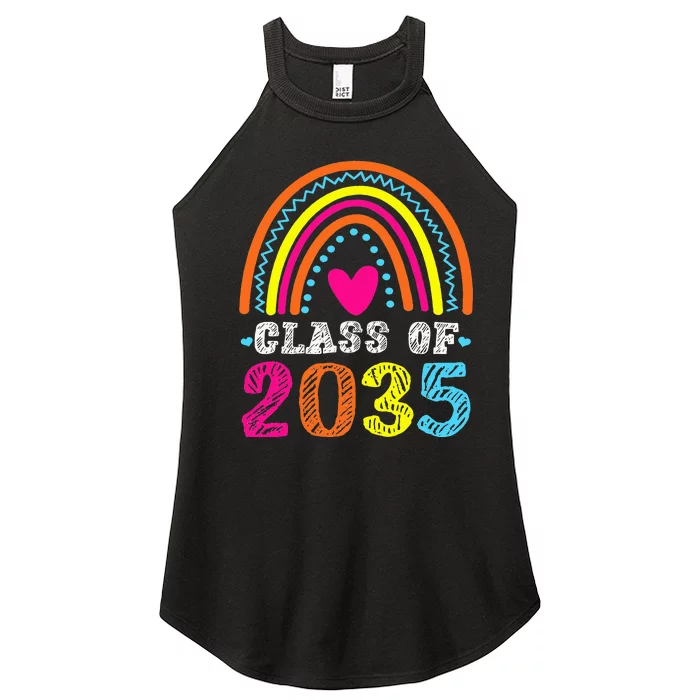 CLASS OF 2035 Kindergarten Grow With Me Student School Women’s Perfect Tri Rocker Tank