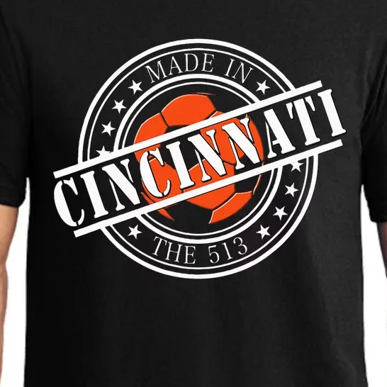 Cincinnati Ohio 513 Soccer Squad Pajama Set