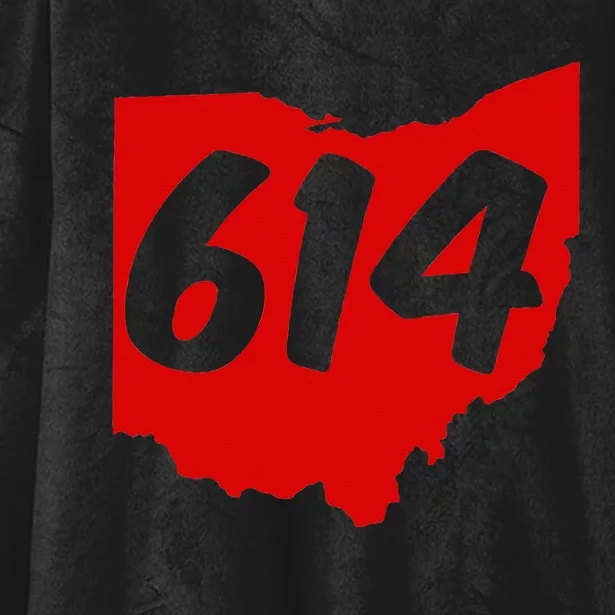 Columbus Ohio 614 Area Code 614 Hooded Wearable Blanket