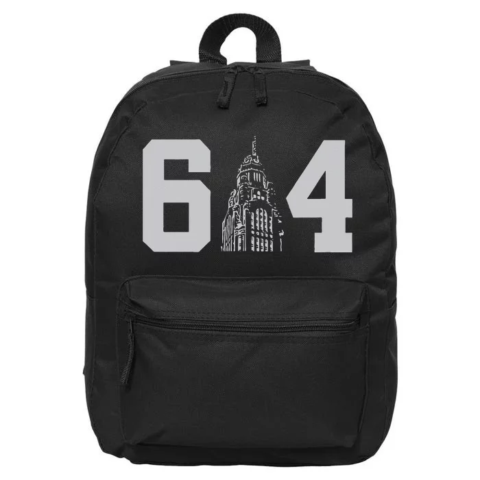 Columbus Ohio 614 16 in Basic Backpack