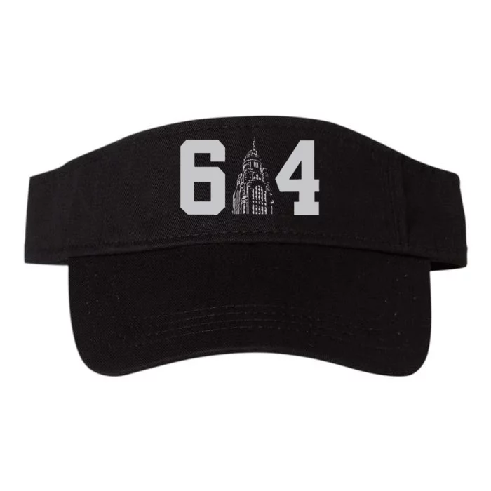 Columbus Ohio 614 Valucap Bio-Washed Visor