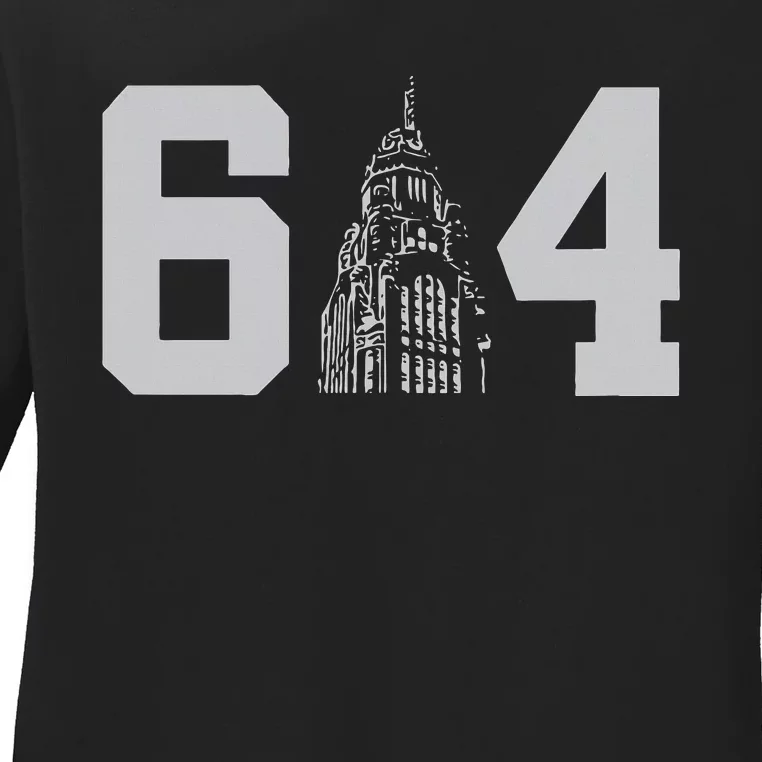 Columbus Ohio 614 Ladies Long Sleeve Shirt