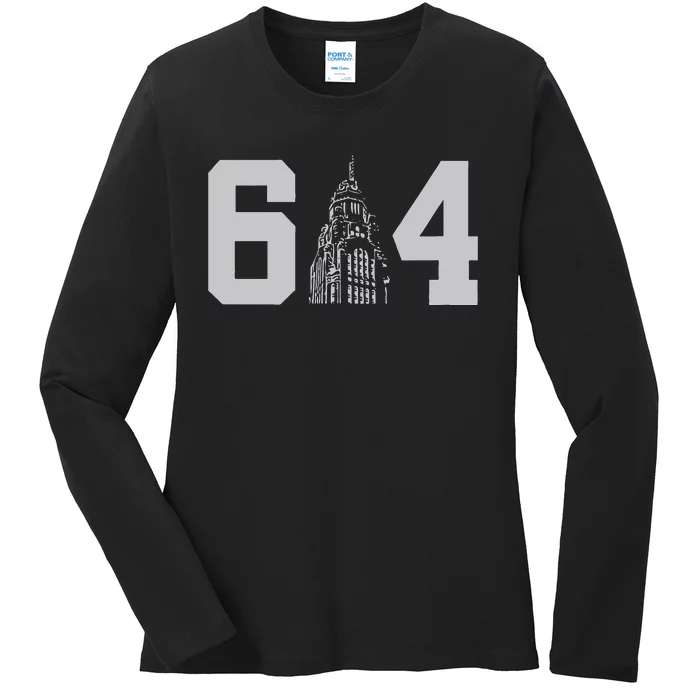 Columbus Ohio 614 Ladies Long Sleeve Shirt