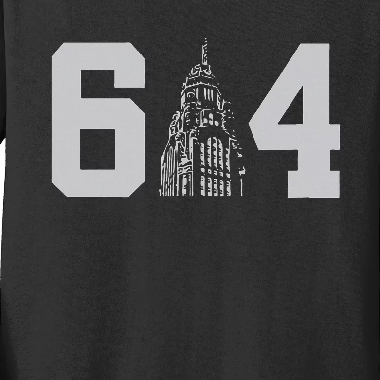 Columbus Ohio 614 Kids Long Sleeve Shirt