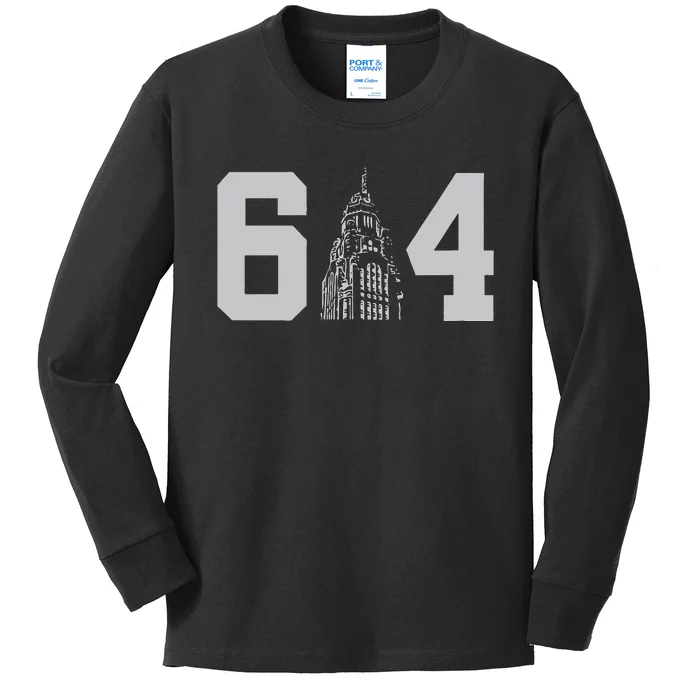 Columbus Ohio 614 Kids Long Sleeve Shirt