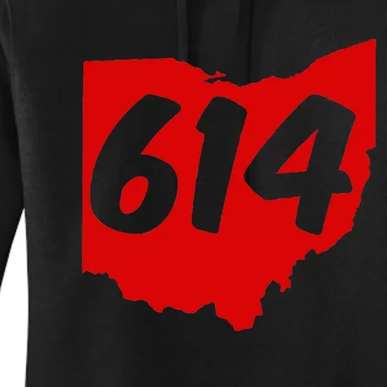 Columbus Ohio 614 Area Code 614 Women's Pullover Hoodie