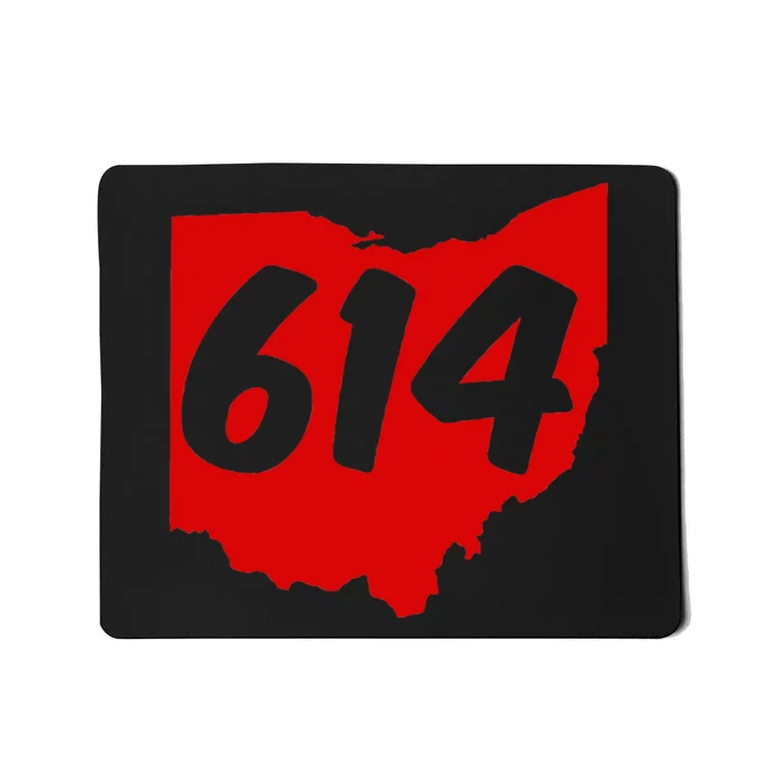 Columbus Ohio 614 Area Code 614 Mousepad