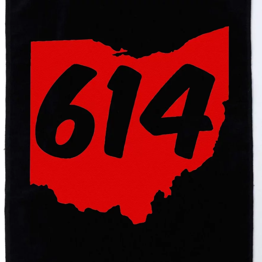 Columbus Ohio 614 Area Code 614 Platinum Collection Golf Towel