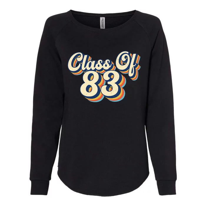 Class Of 83 1983 Graduation High School Reunion Vintage Womens California Wash Sweatshirt